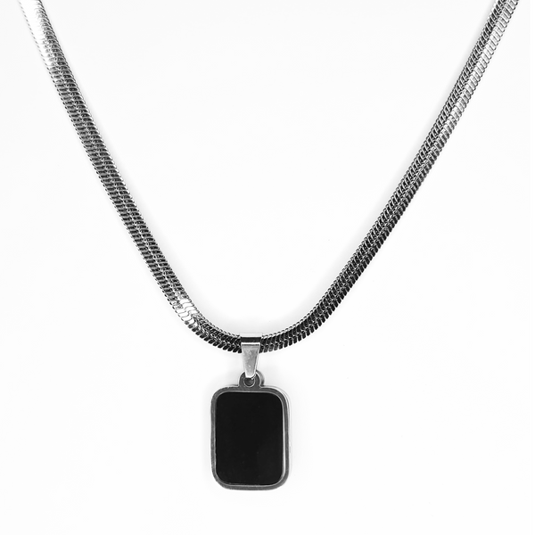 Rectangle Pendant Necklace