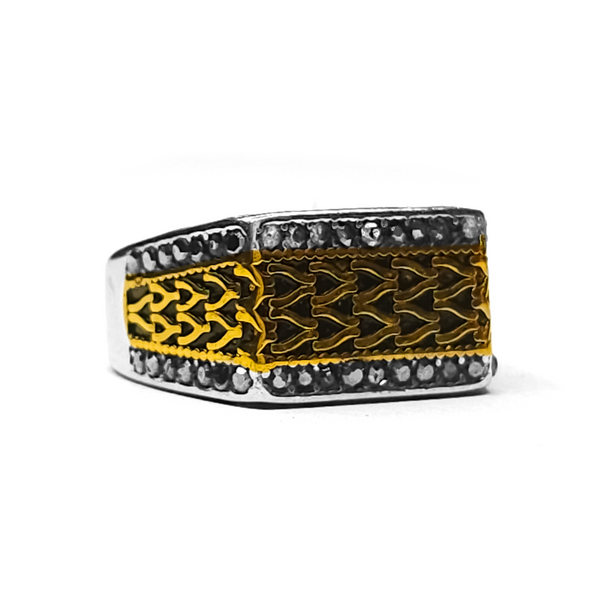 Midnight Spectrum Band Ring