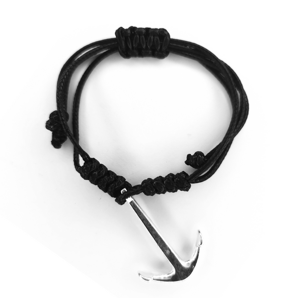 Anchor Charm Adjustable Bracelet