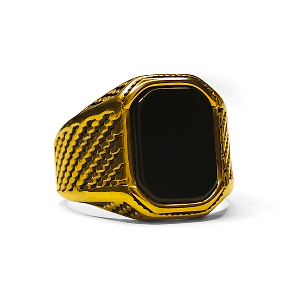 Obsidian Volt Ring