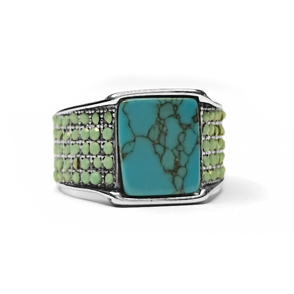 Kuro Grey Blue Ring