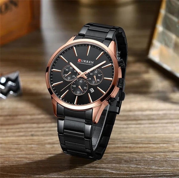Men’s Stainless Steel Watch – CURREN 8282